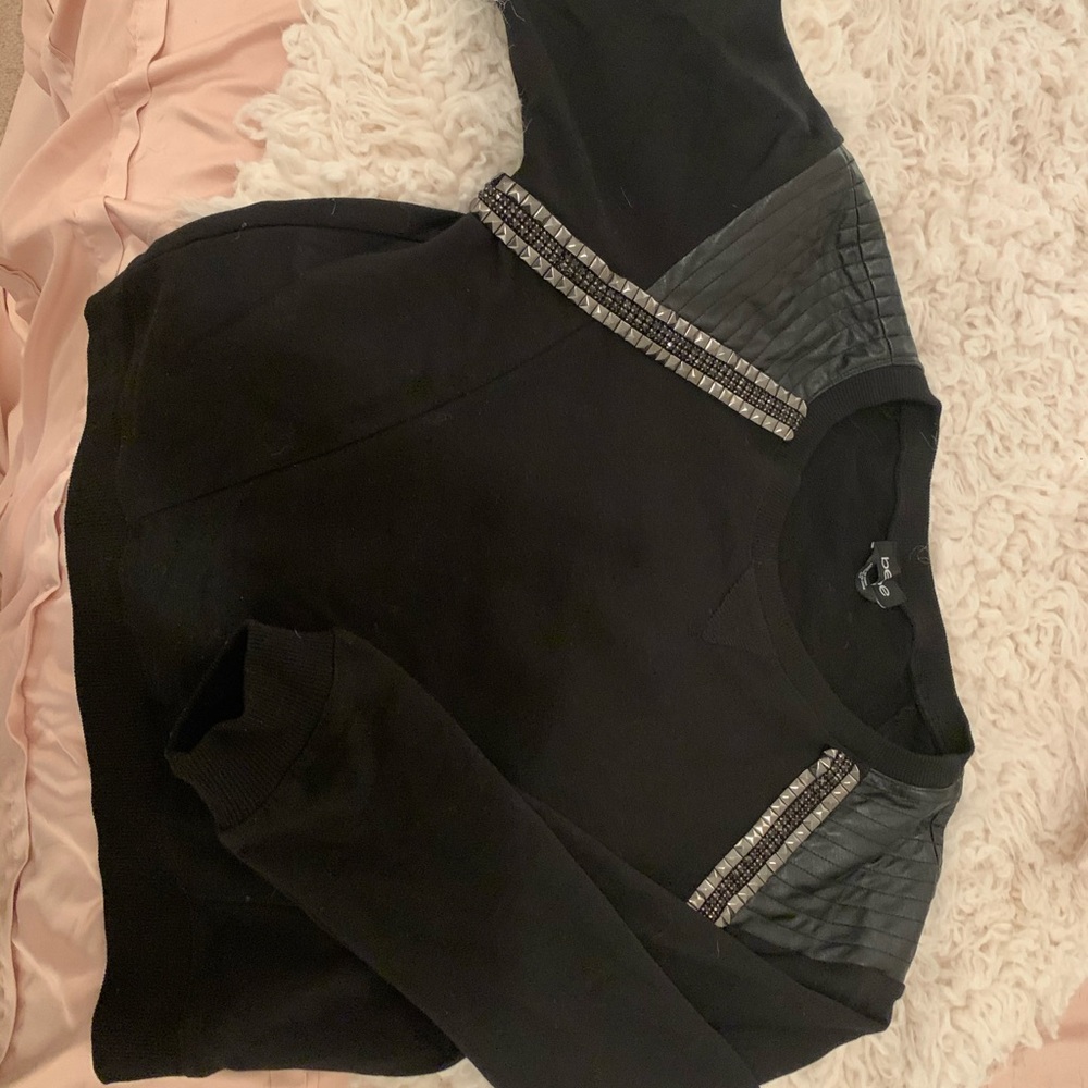 Bebe cropped sweatshirt
